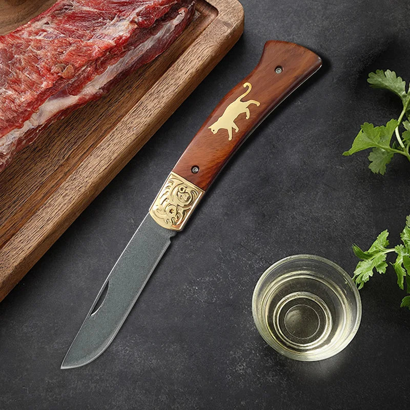 InLeung Folding Kitchen Knife – Stainless Steel Utility Blade