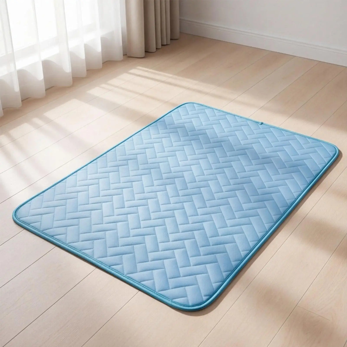 Ice Silk Cooling Dog & Cat Mat – Washable Summer Pet Pad