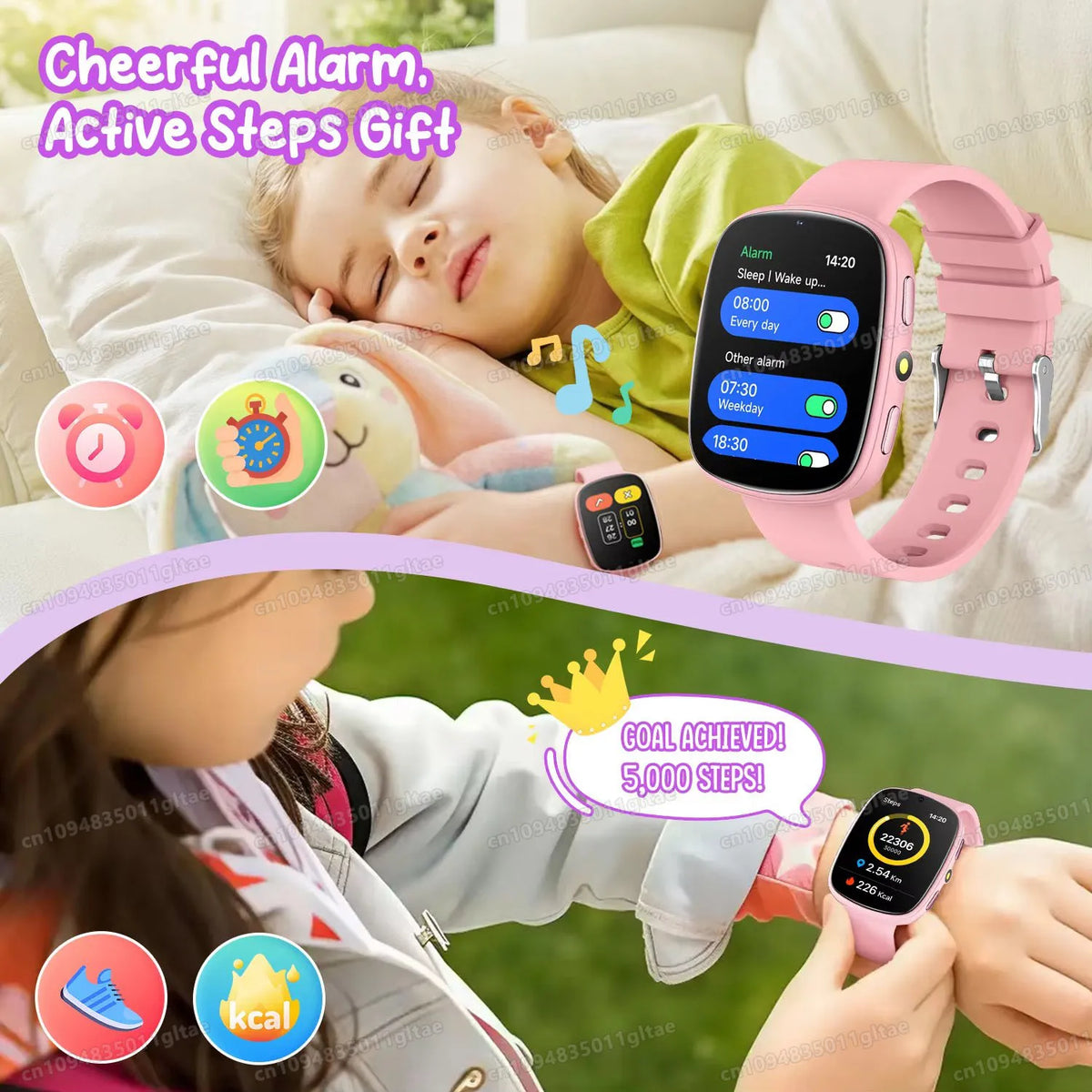 2026 Kids Games Smartwatch 1 83''HD Screen Camera 22 Interesting