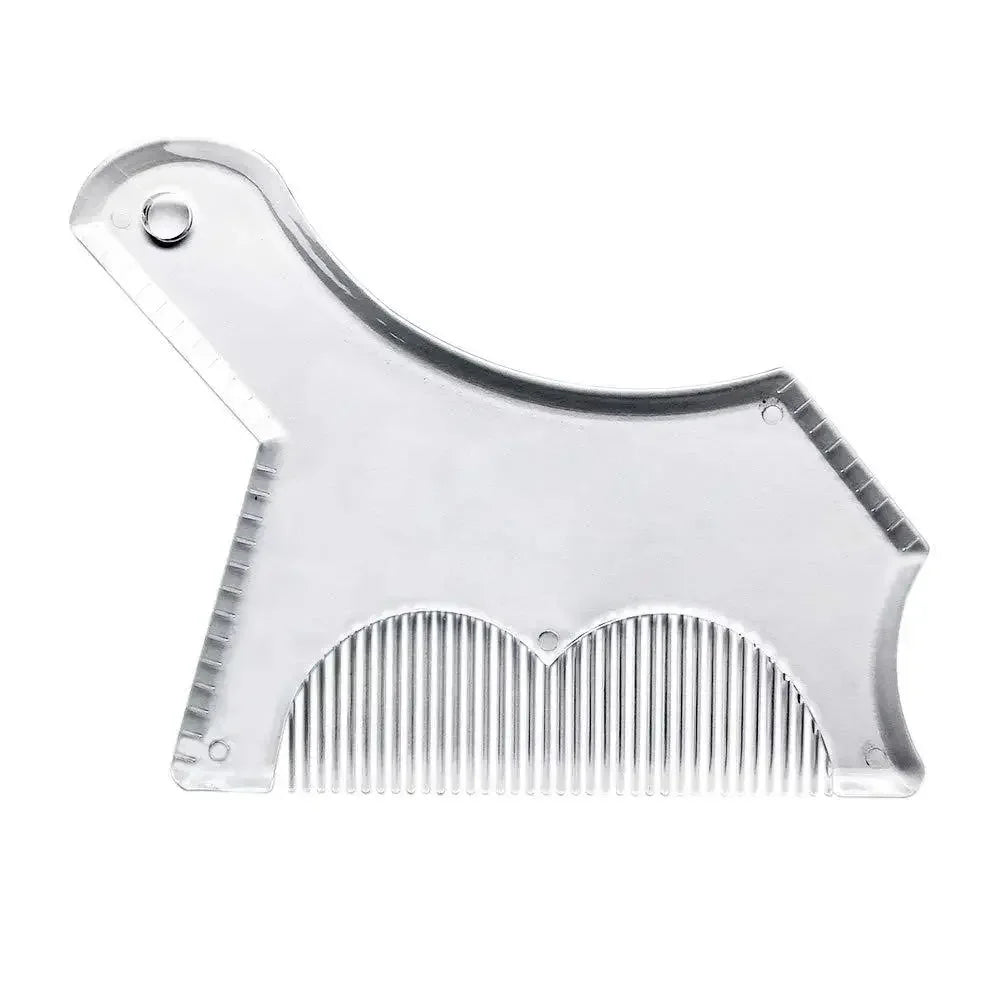 Beard Shaping Tool & Stencil with Full-Size Comb for Men