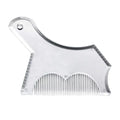 Beard Shaping Tool & Stencil with Full-Size Comb for Men