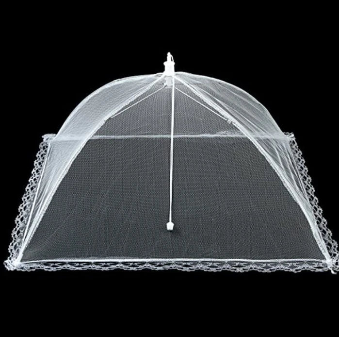 Collapsible Mesh Food Cover – Pop-Up Fly Net for BBQ & Outdoors