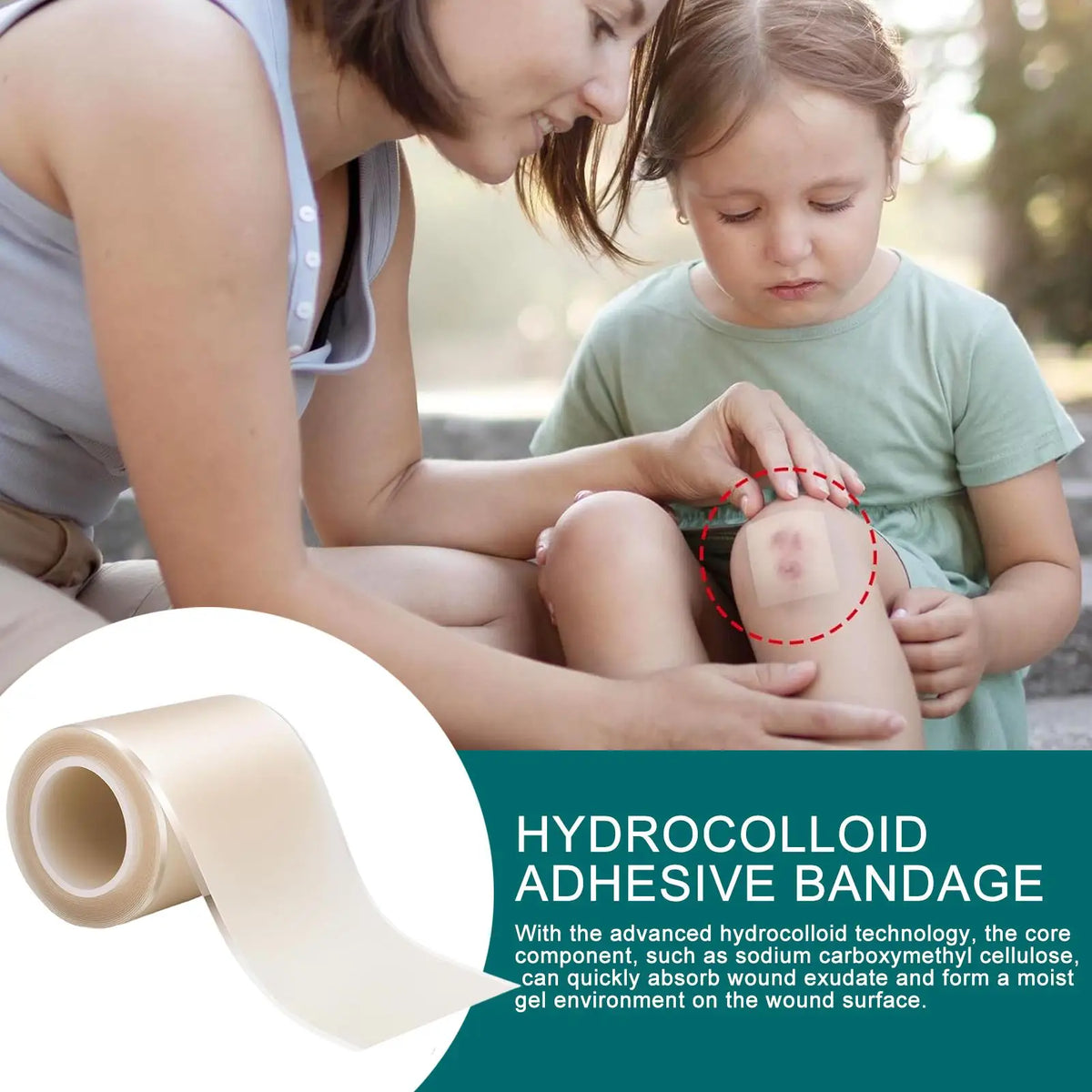 Hydrocolloid Roll – Waterproof Pimple & Blister Patch Tape