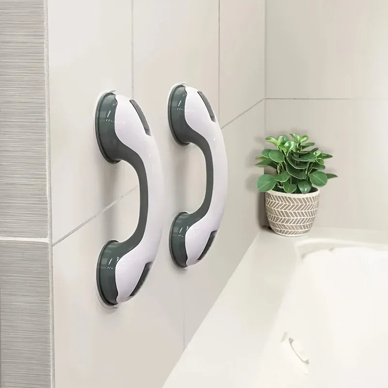 Suction Cup Shower Grab Bar – Anti-Slip Safety Handle 2 Pack