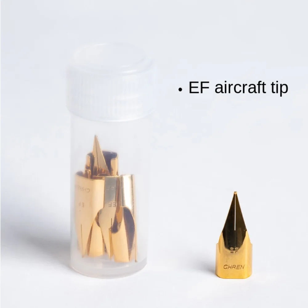 10-Pack 0.38mm Fountain Pen Nib Replacements | Fine Tip