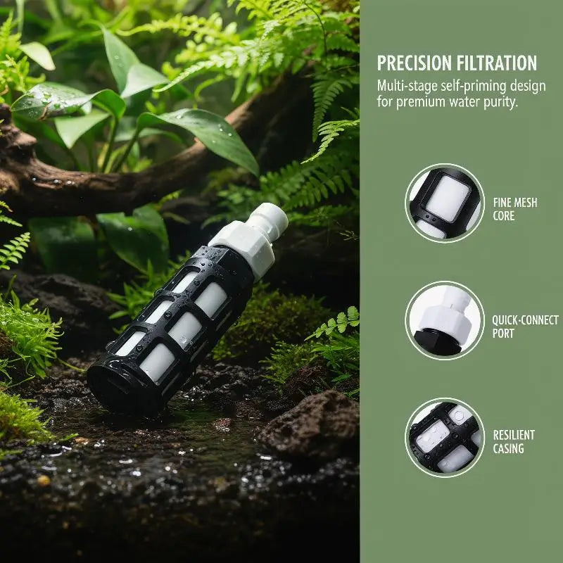 1/4" Inline PP Cotton Pre-Filter for Mist & Water Pump Systems