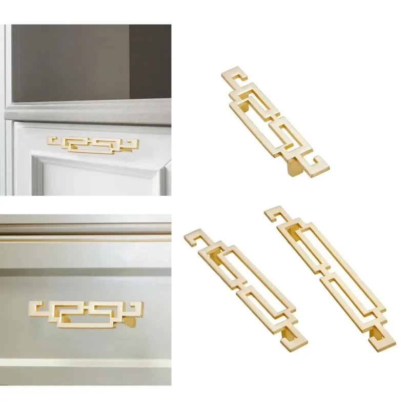 Zinc Alloy Drawer Pull – Retro Oriental Cabinet Handle