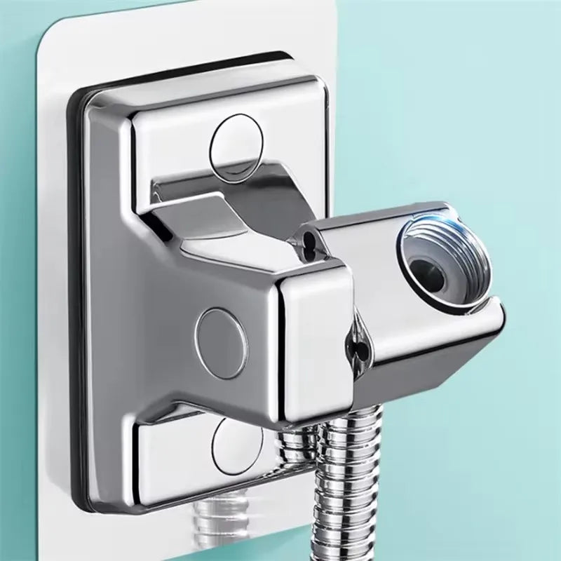 Adjustable Self-Adhesive Shower Head Holder | Wall Mount Bracket