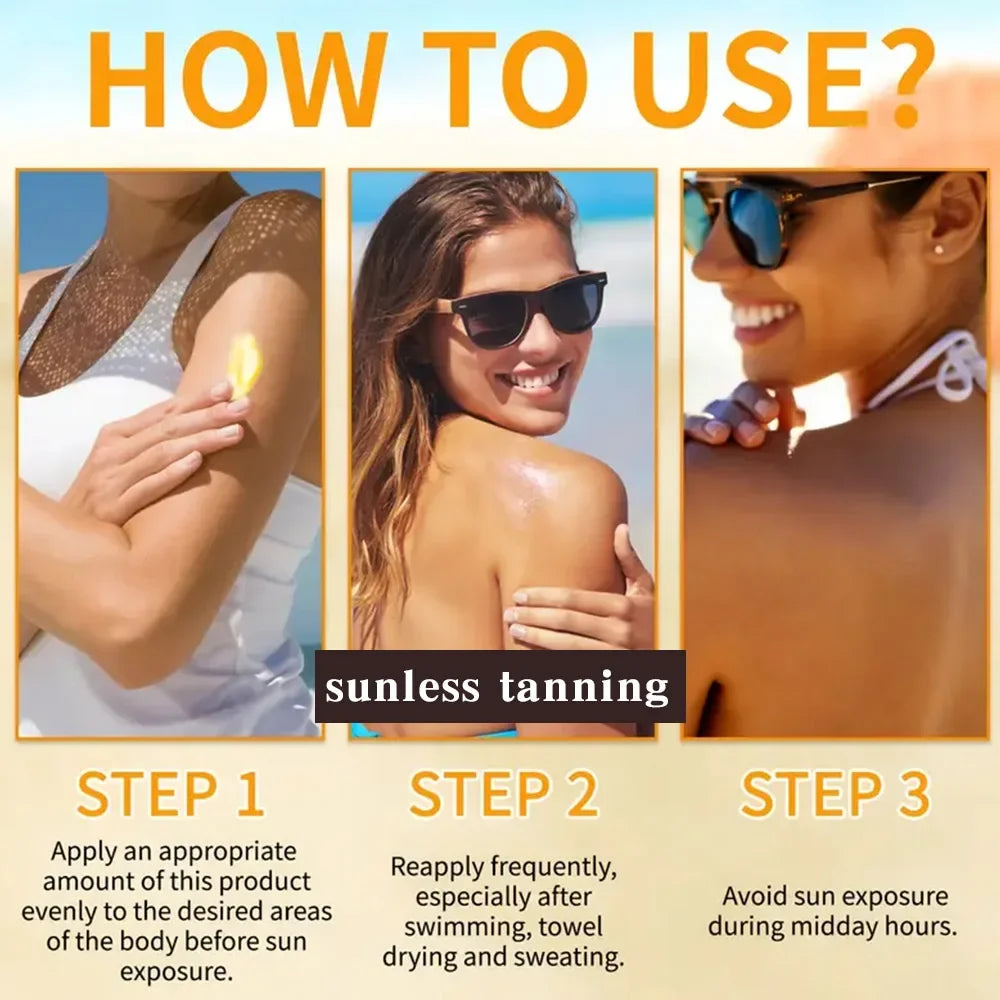 Self Tanner Body Cream – Sunless Bronzer & Nourishing Lotion