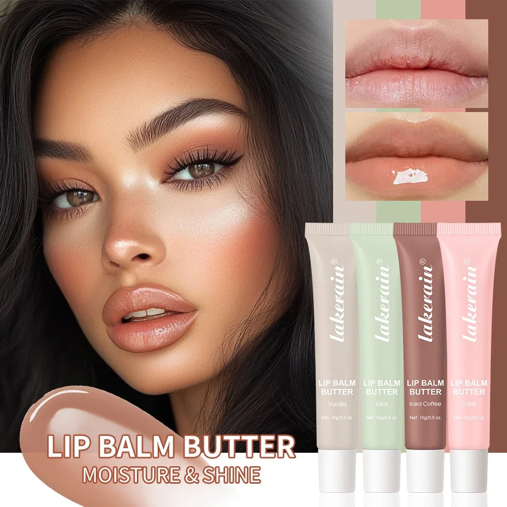 Lakerain Moisturizing Lip Balm Gloss | Vanilla, Pink Sugar & More