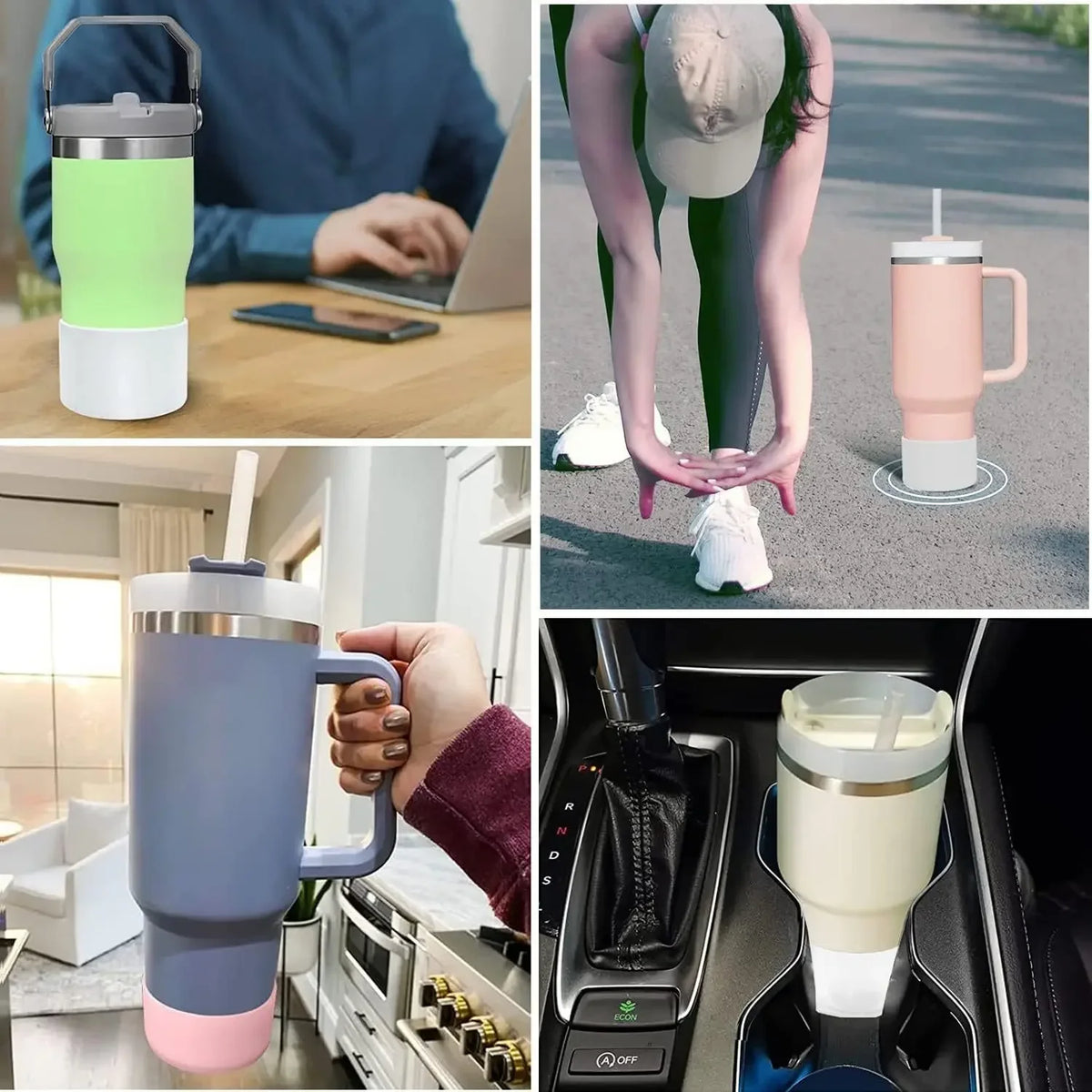 Silicone Boot for Stanley 30/40oz Tumbler – Anti-Slip Cover