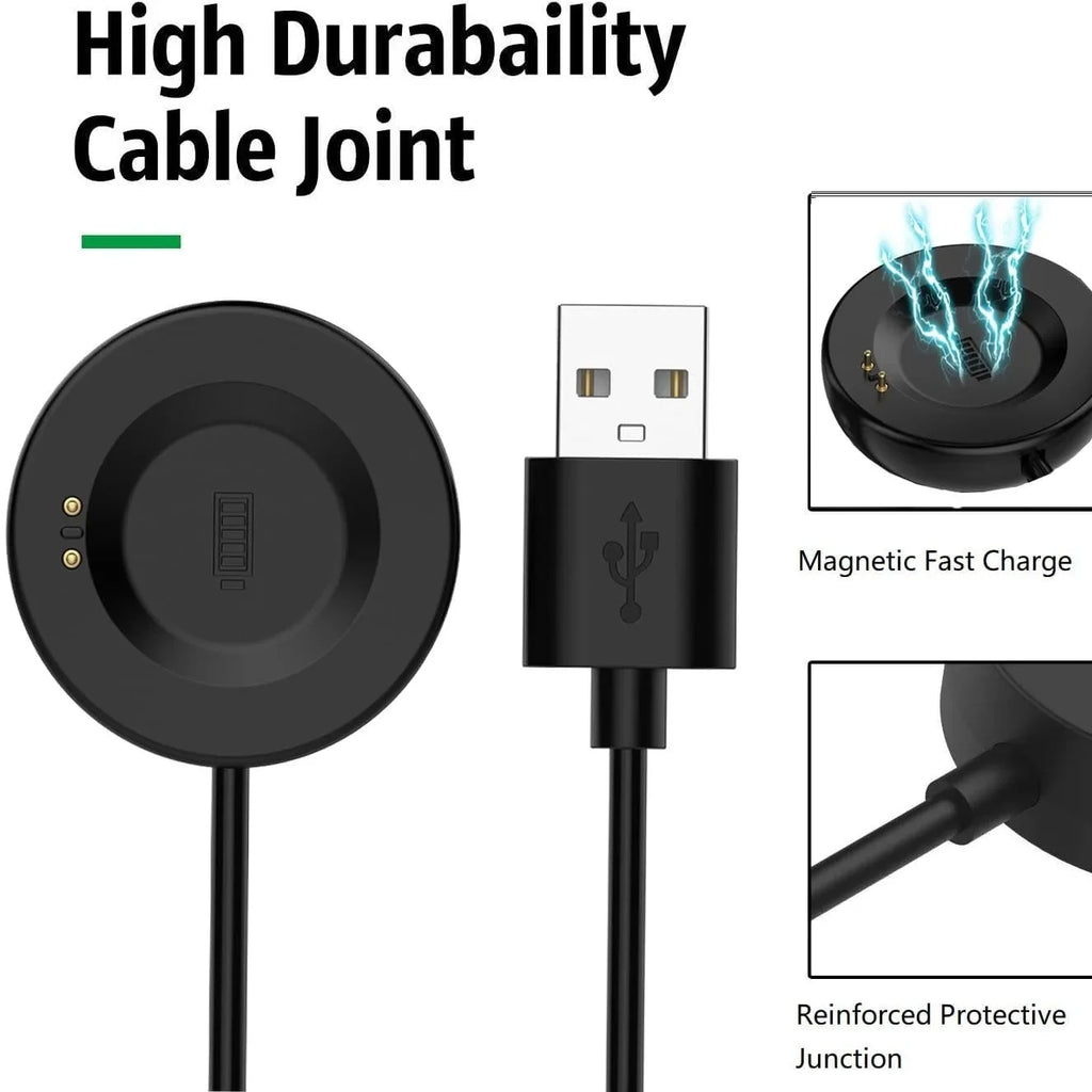 Magnetic Charging Cable for iTECH Fusion 2 & 3 Smartwatch 1m
