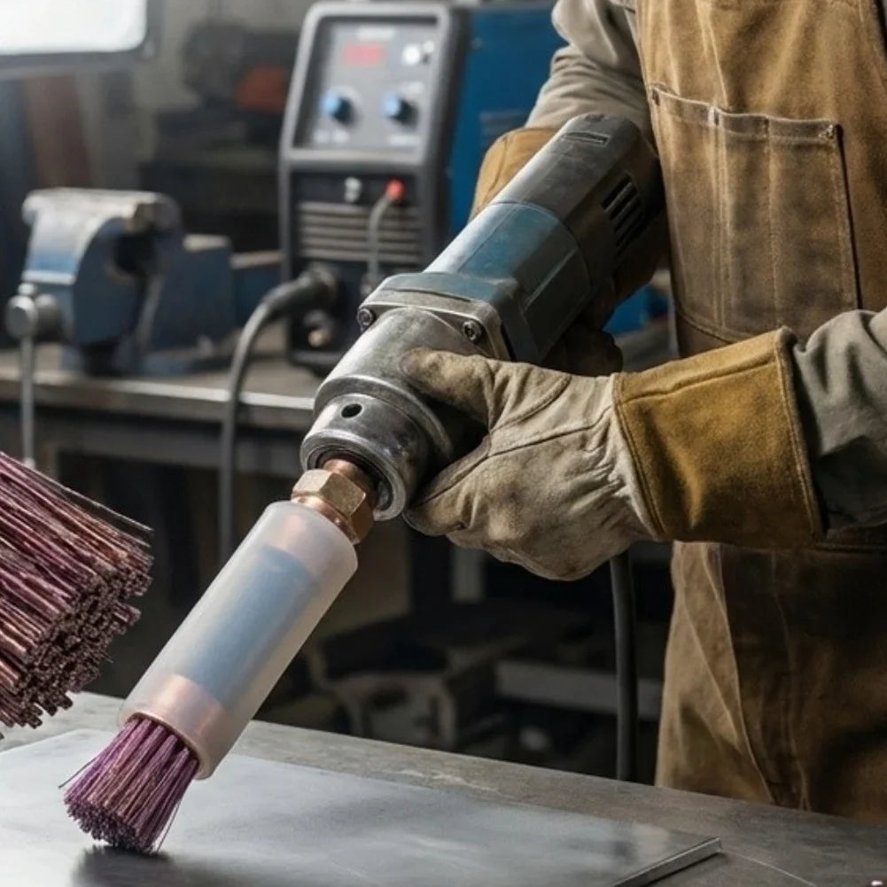 Copper Weld Seam Cleaning Brush Head – M6/M8/M10