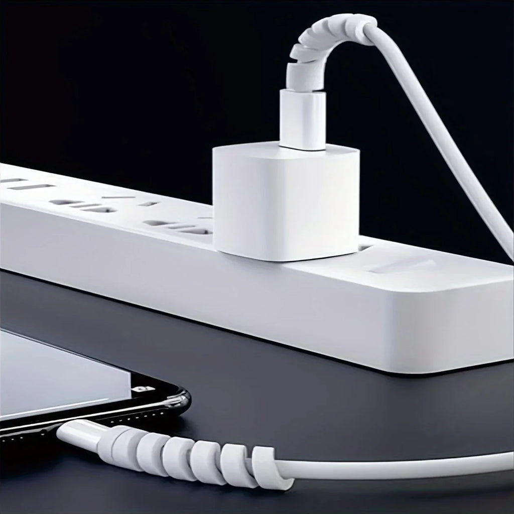 Data Cable Wired Earphone Silicone Protective Case Mobile Phone
