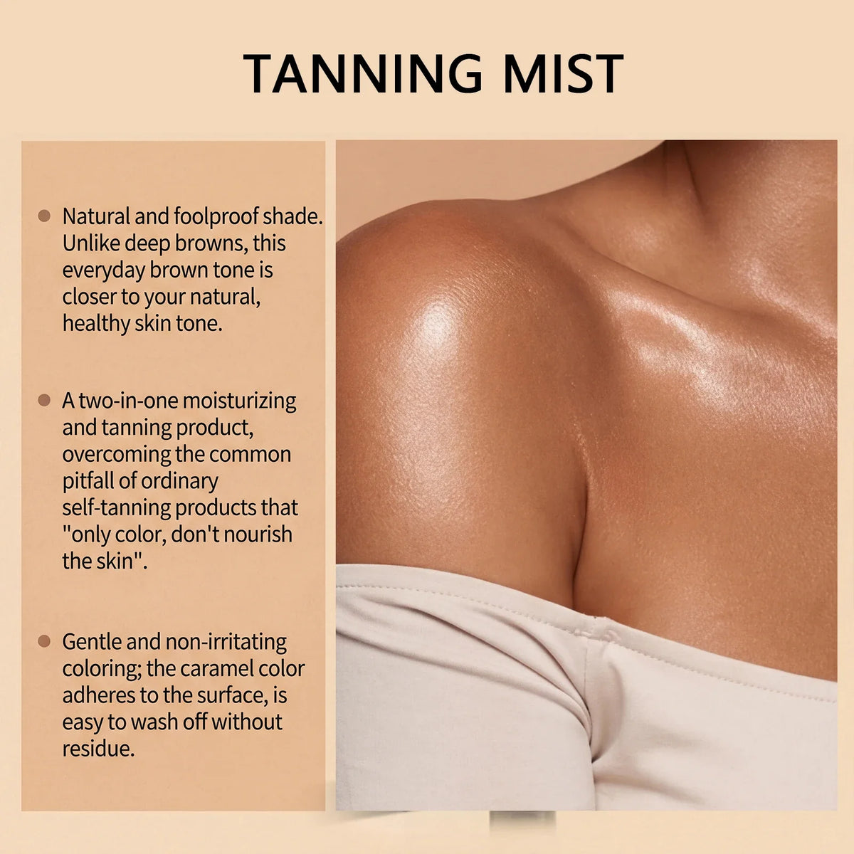 Sunless Self-Tanning Spray – Natural Bronze Glow | 100ml