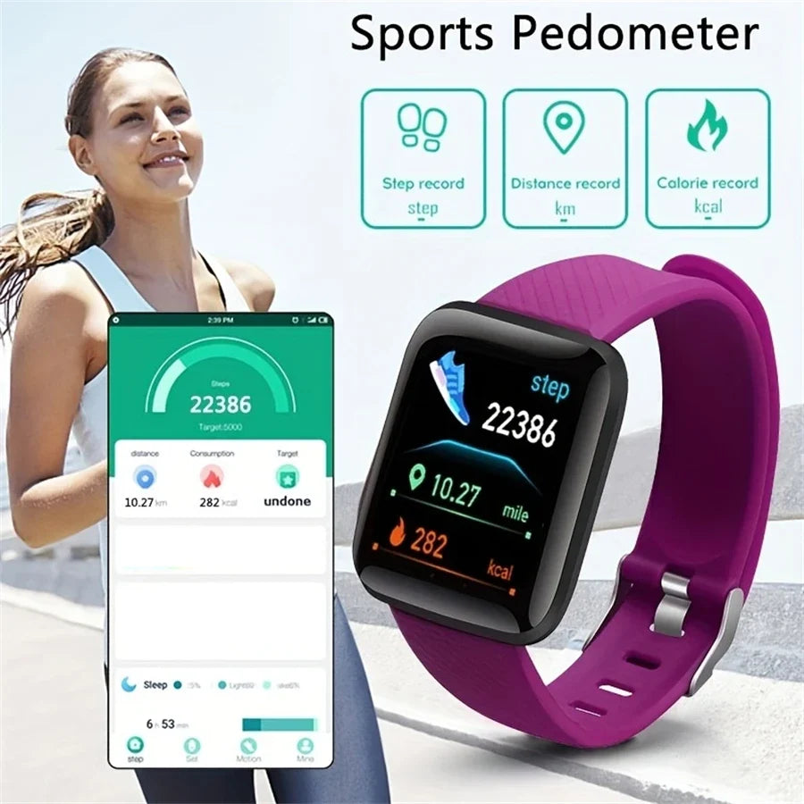Smart Watch Fitness Tracker | Heart Rate, Sleep & Step Monitor