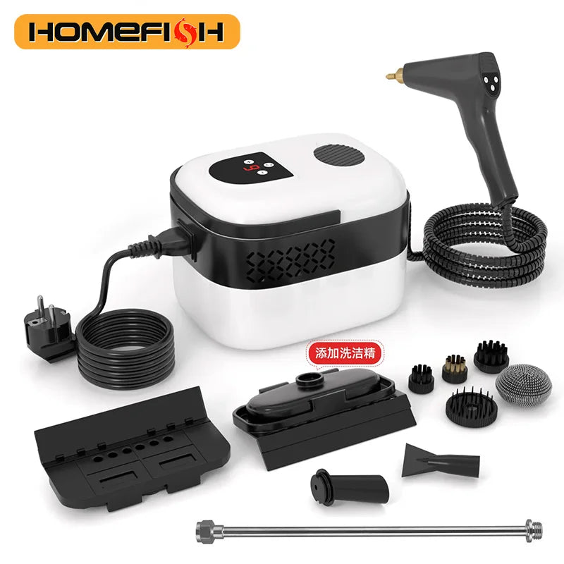 HOMEFISH 2500W Handheld Steam Cleaner | Kitchen, Car & Home