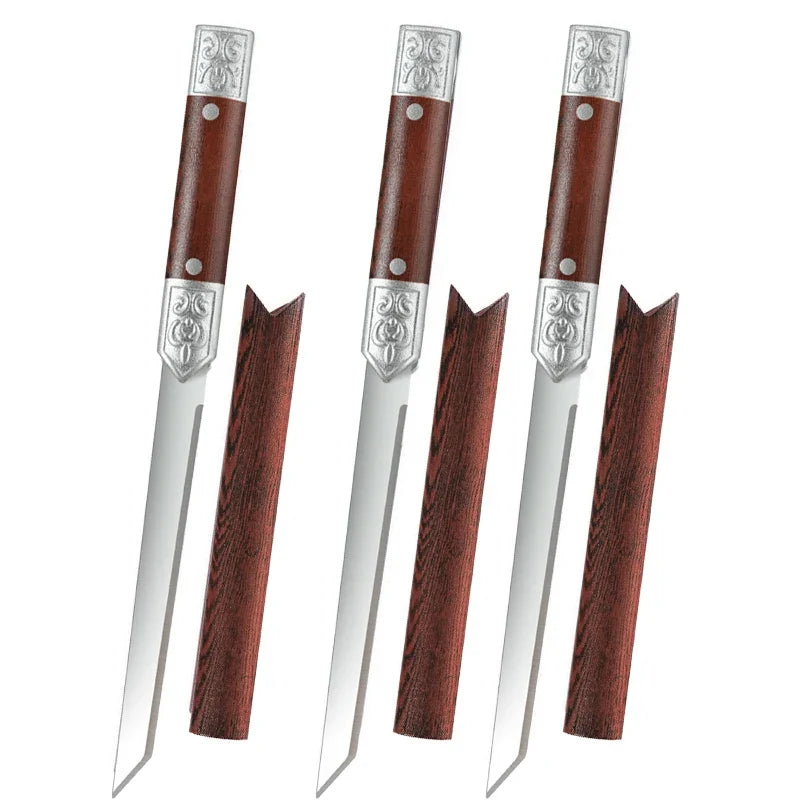 Stainless Steel Paring Knife – Sharp French-Style Fruit & Sushi