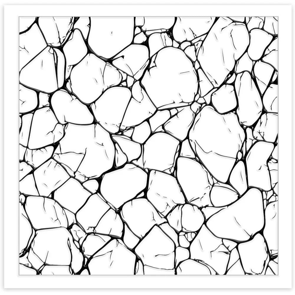 Terrazzo Polymer Clay Texture Sheet – Stone Pattern Stamp Mat
