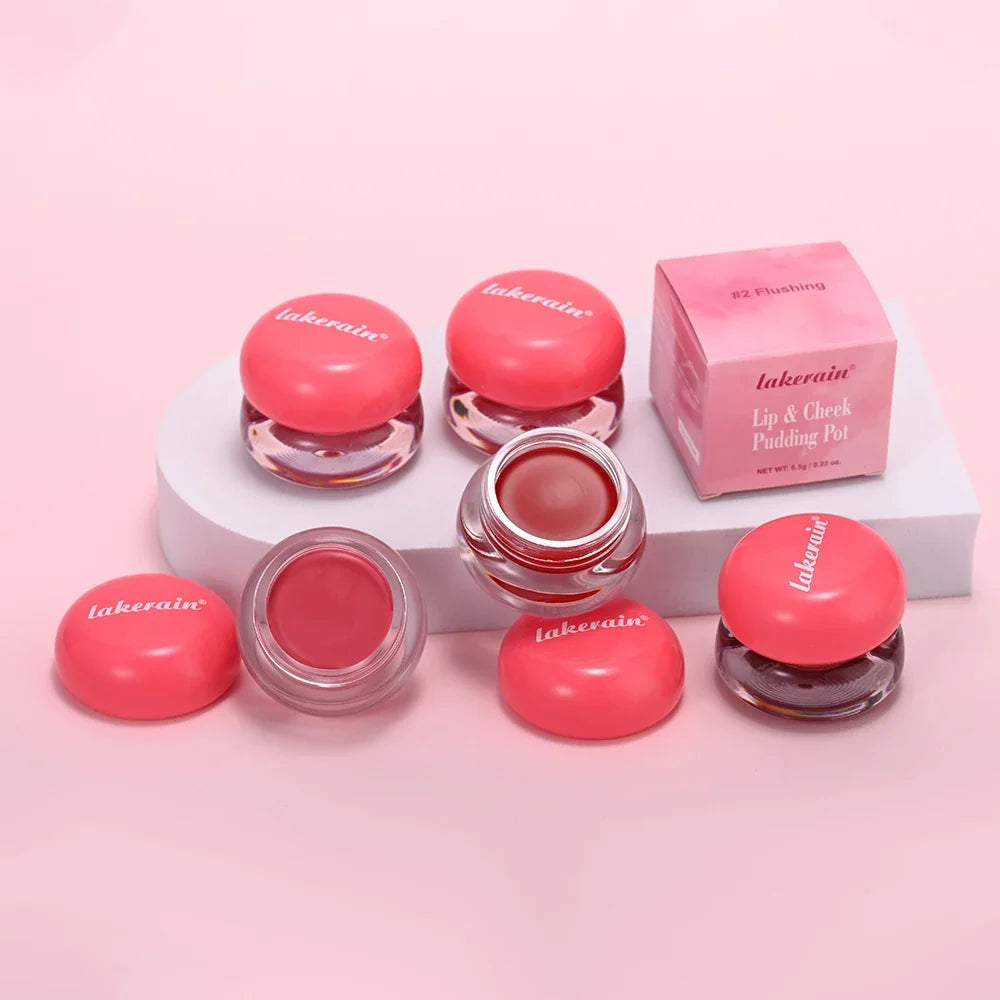 Lakerain Lip & Cheek Pudding Pot Blush | Soft Matte Multi-Use
