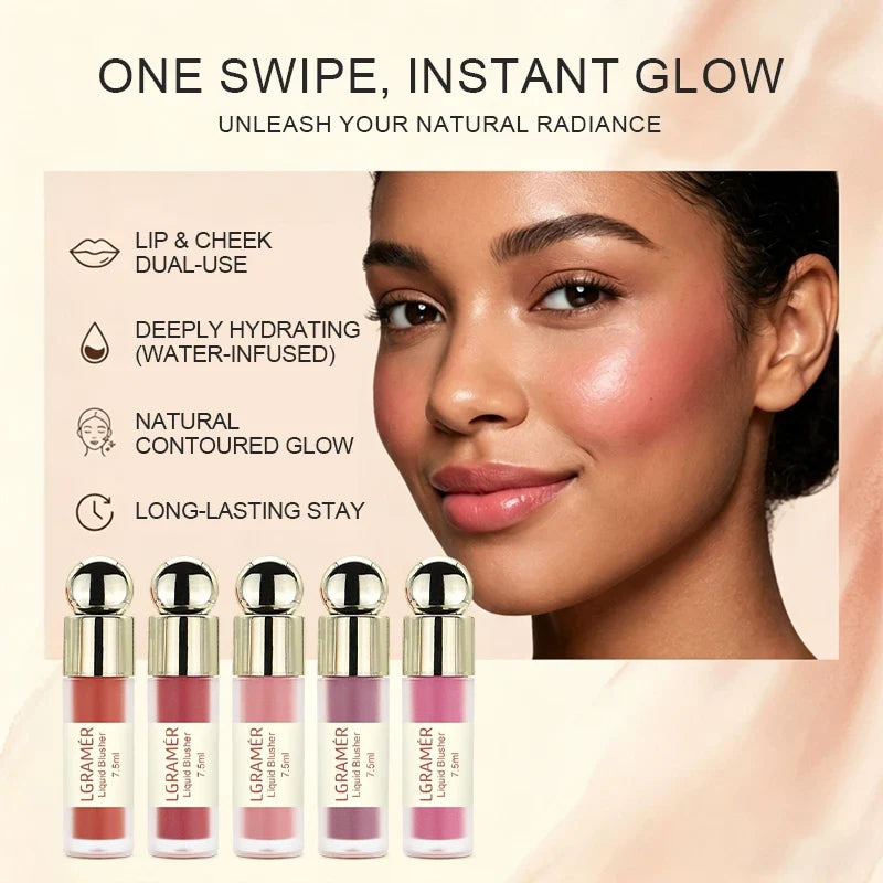 Korean Moisturizing Lip Gloss – 5 Colors Long-Lasting Lip Tint