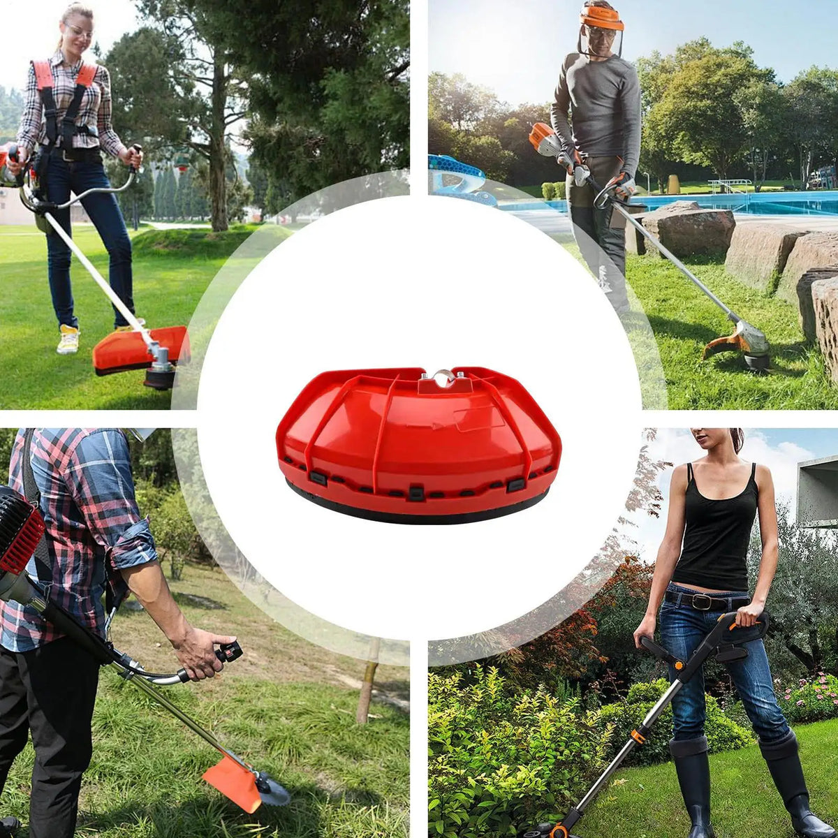 Garden Trimmer Guard Shield | Brush Cutter Protection Cover