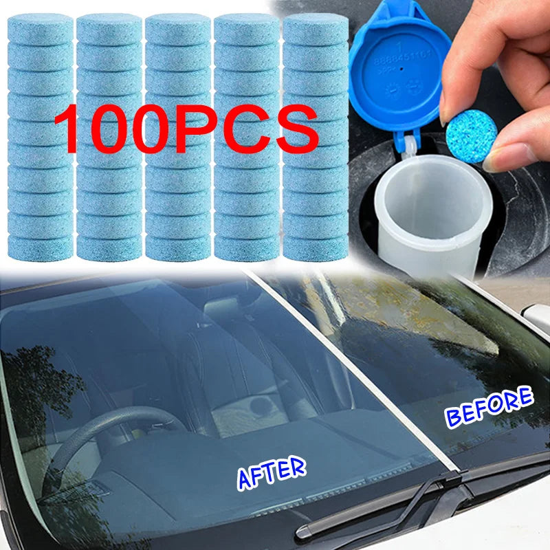 Windshield Washer Effervescent Tablets – Concentrated 20/50/100pk