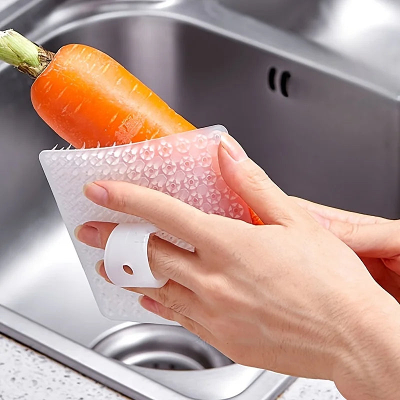 Soft Bristle Vegetable & Fruit Cleaning Brush – 1 or 3 Pack