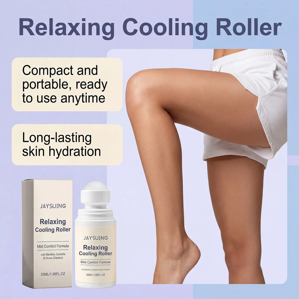 Centella Asiatica Cooling Roll-On Serum – Soothe & Depuff