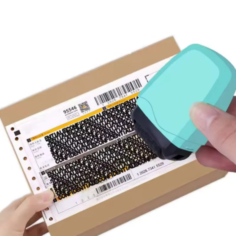 Identity Protection Roller Stamp Stop ID Theft Identification