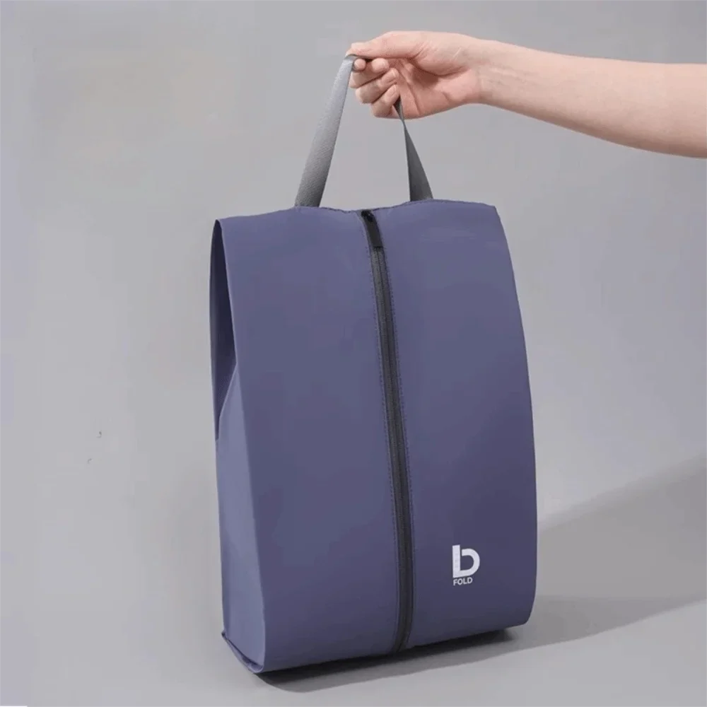 Waterproof Shoe Storage Bag Nylon Fabric Strong Zipper Travel