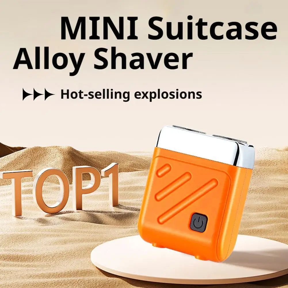 Portable Mini Rotary Electric Shaver for Men – USB-C Rechargeable