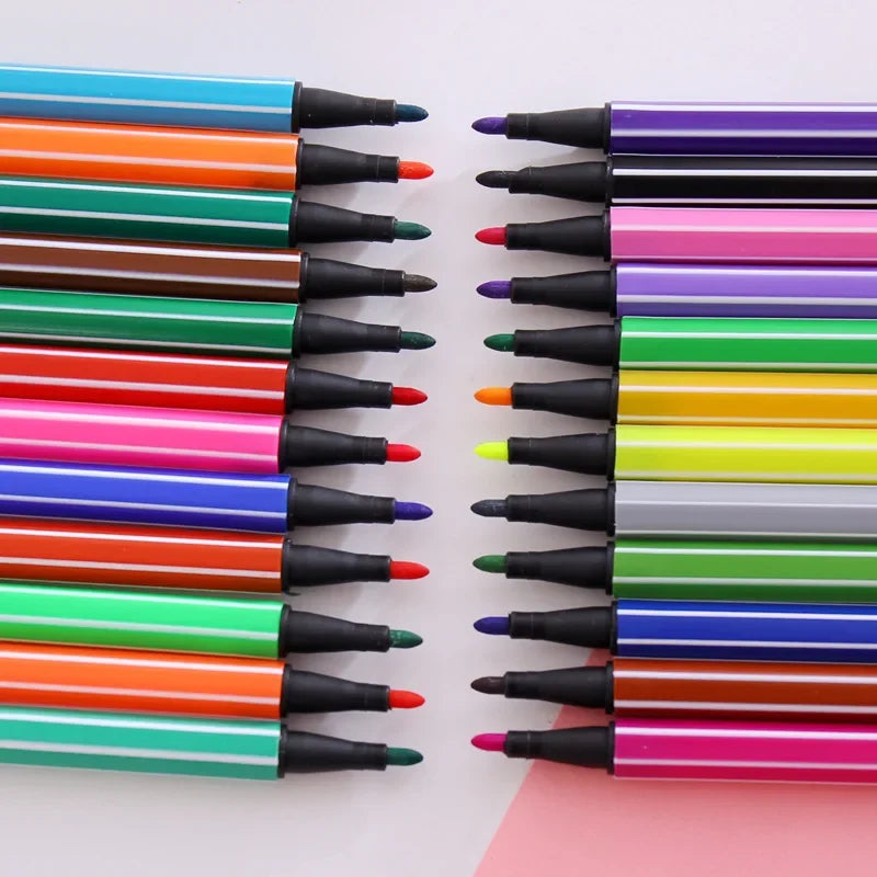 Children Painting 6 12 Non-toxic Water Pencil Washable Watercolor Pen