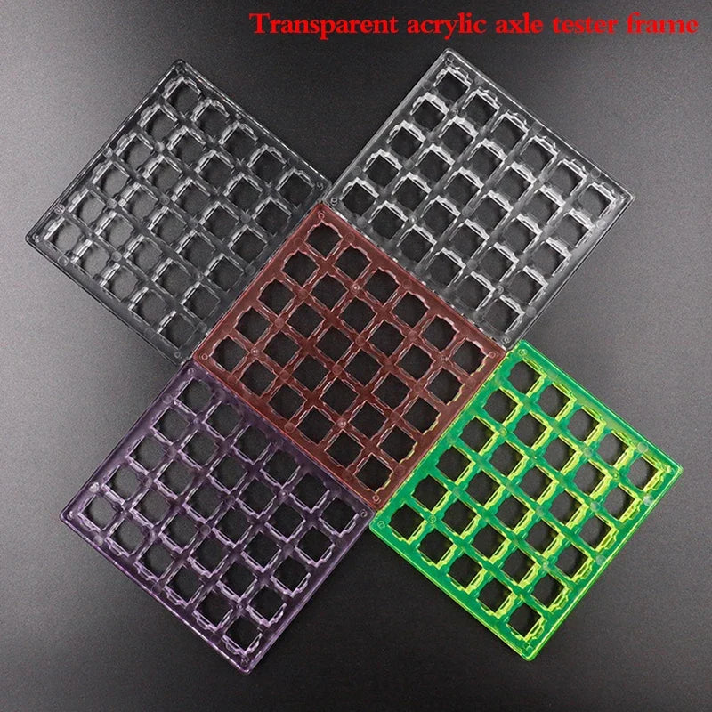 Mechanical Keyboard Switch Tester – 24/30 Hole Acrylic Base