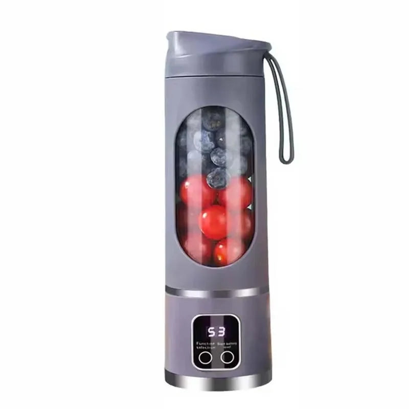 Portable Electric Juicer 450ml Rechargeable Mini Blender