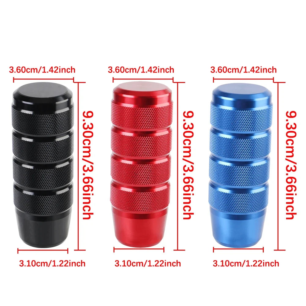 Universal Aluminum Knurled Gear Shift Knob 95MM Manual