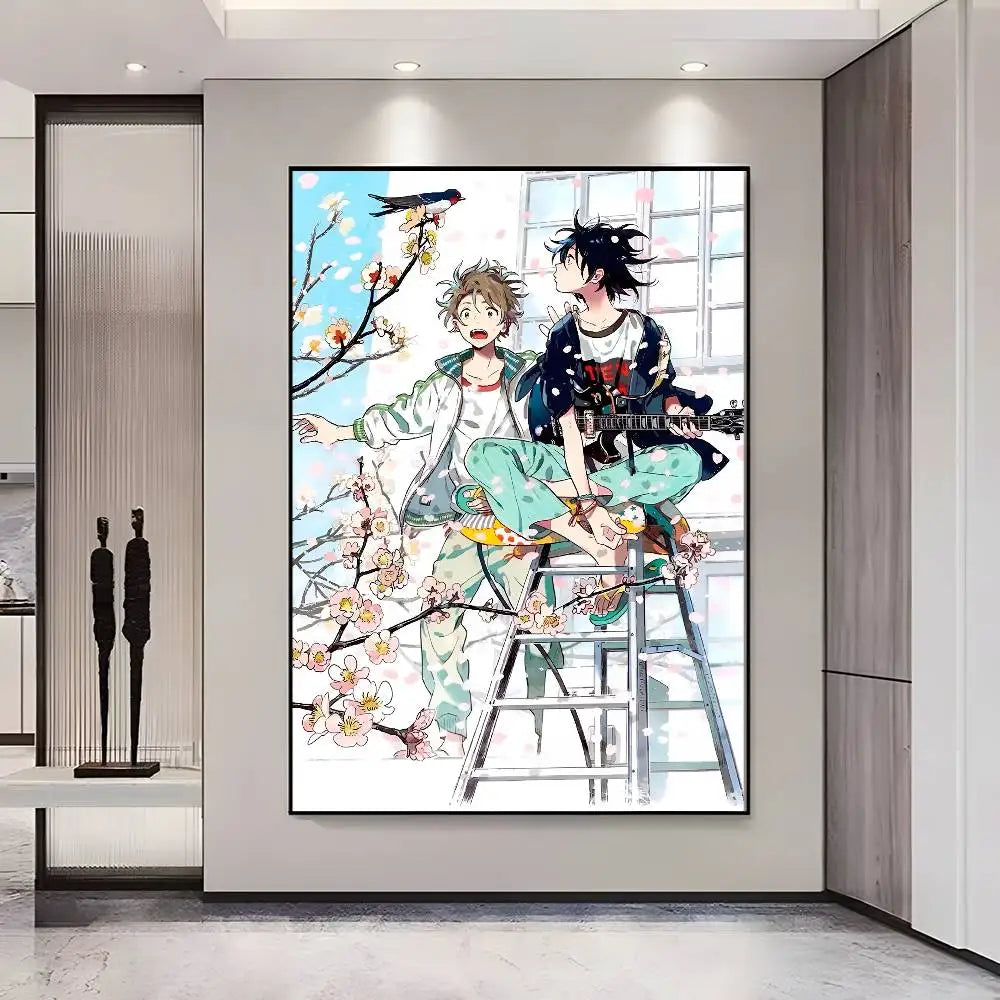 Anime Stranger by the Shore Poster – Self-Adhesive Waterproof HD