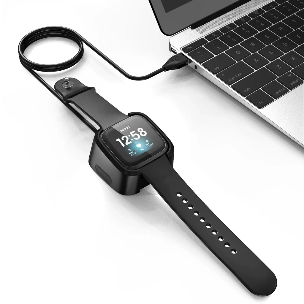 Fitbit Versa 2 USB Charger Dock & Charging Cable Stand