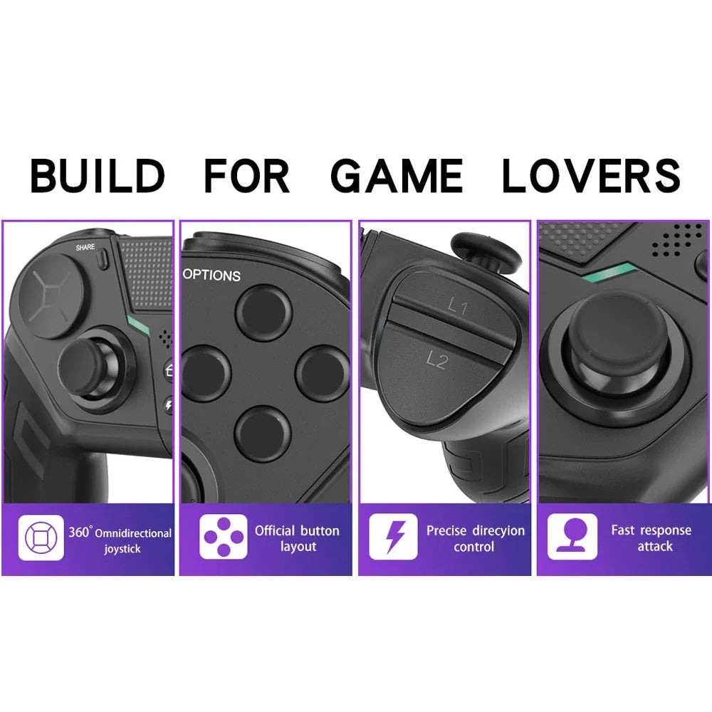 Wireless Bluetooth Gamepad for PS4, PS3, PC & Android | AyeBeau