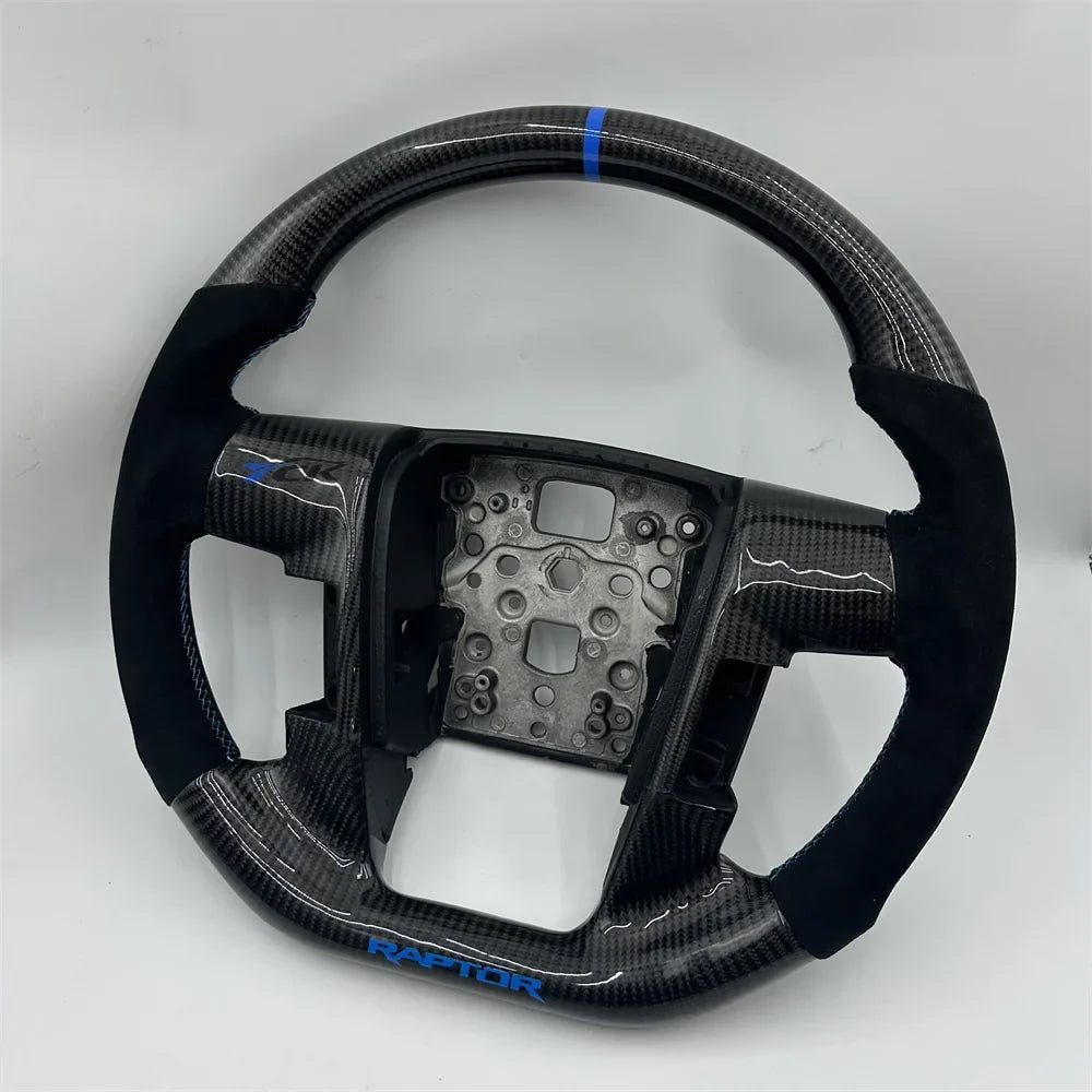 2010 Ford F150 Carbon Fiber Alcantara Custom Steering Wheel