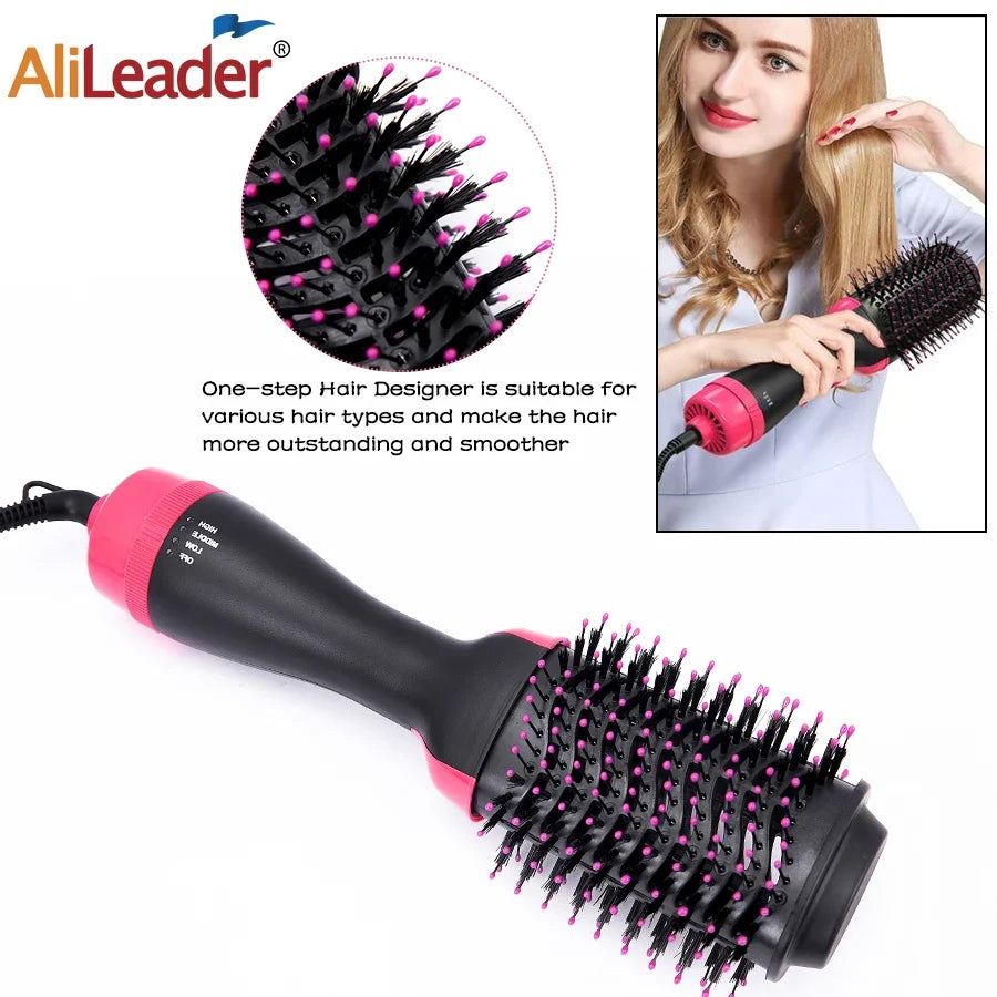 4-in-1 Hair Dryer Brush Volumizer | Negative Ion Anti-Frizz