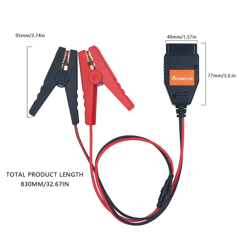 OBD2 ECU Memory Saver Cable – Battery Replacement Power Keeper