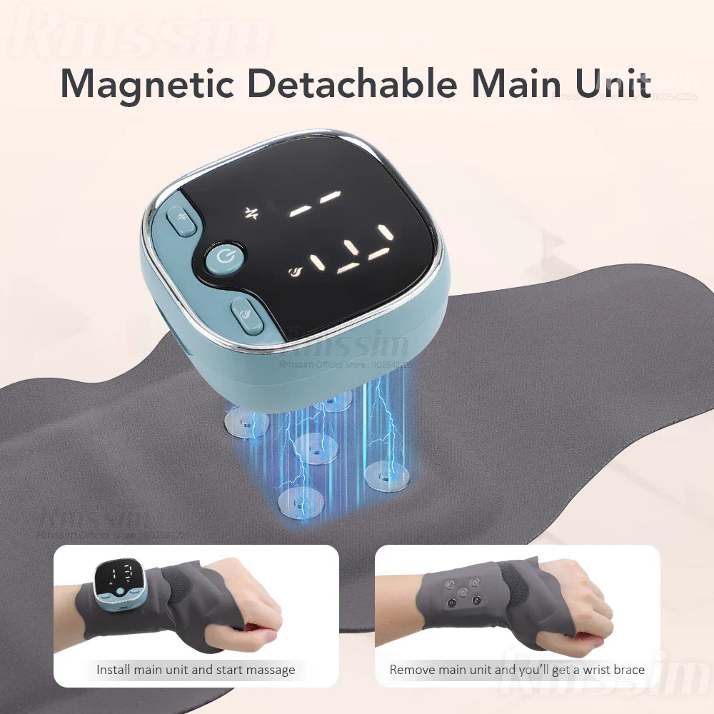 EMS Heated Wrist Massager Brace – Compression Support