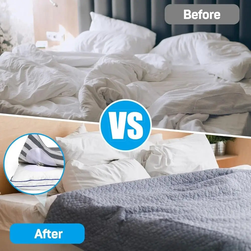 Duvet Cover Snap Clips 16 Pc – Iron-On Corner Fasteners