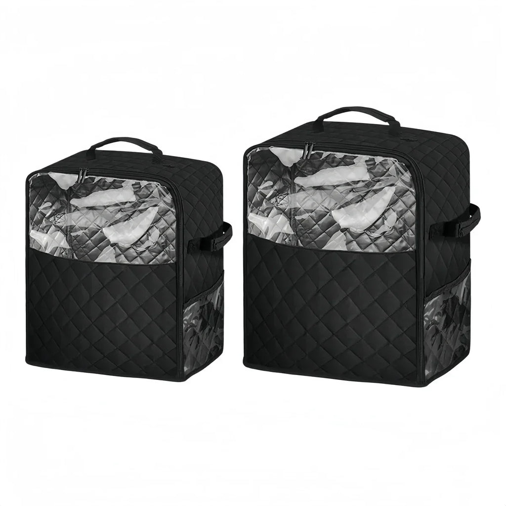 Stand Mixer Dust Cover with Slider Base & Storage Pockets