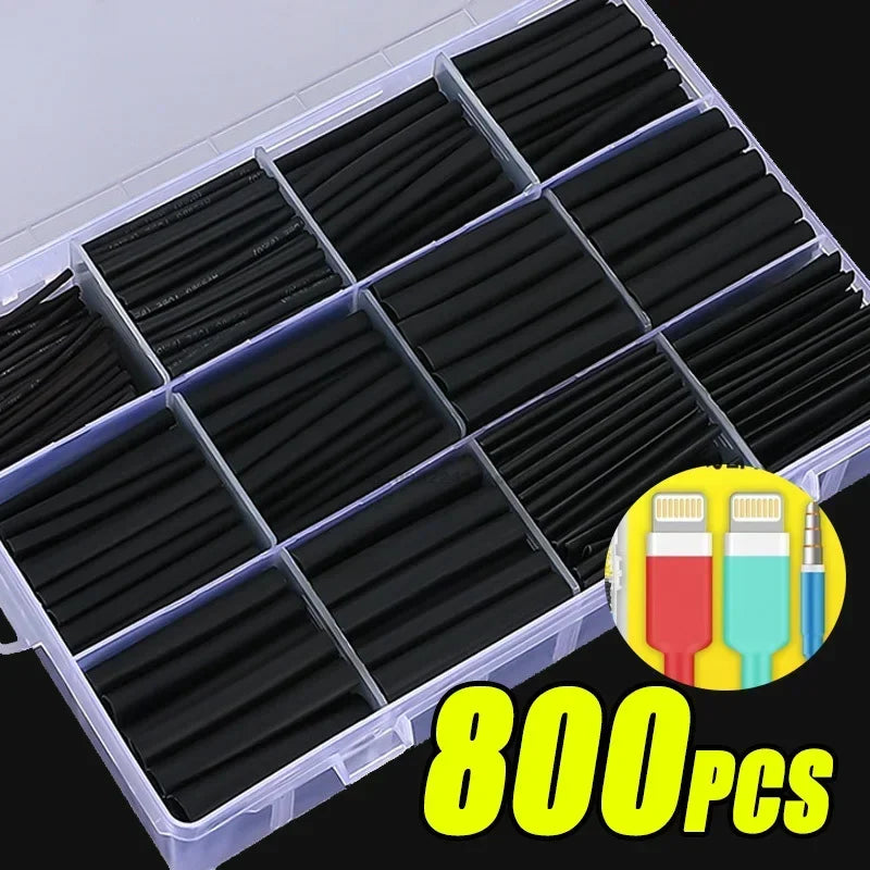 2:1 Heat Shrink Tubing Set – Multi-Color Wire & Cable Sleeves