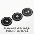 Pickleball Paddle Weighted Butt Caps – 6g 9g 12g Balance Set