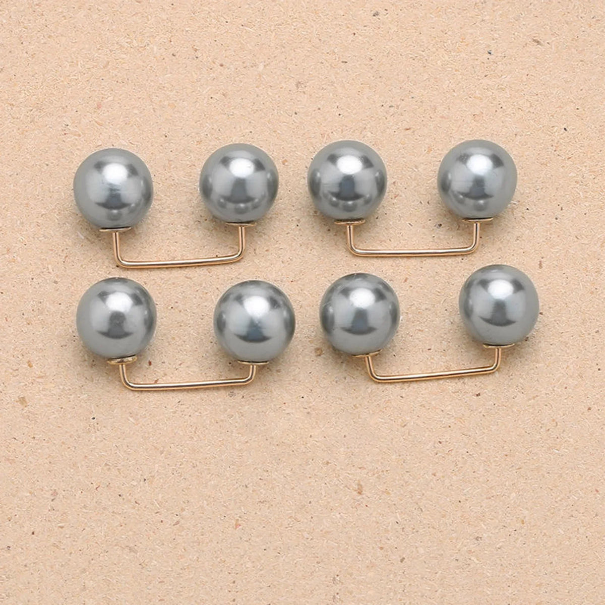 3-Pack Double Pearl Brooch Pins for Women – Wedding & Party