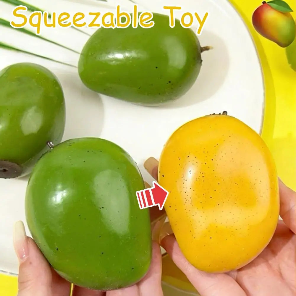 Color-Changing Stress Relief Squeeze Toy – Fruit Fidget Ball