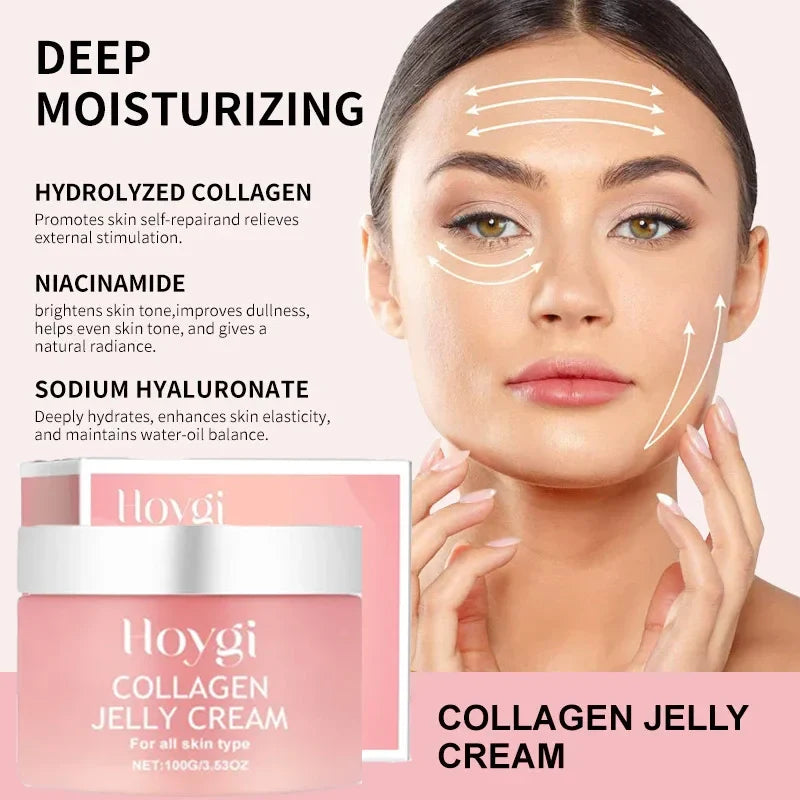 Collagen Jelly Cream Niacinamide Hydrolyzed Strengthen Skin Barrier